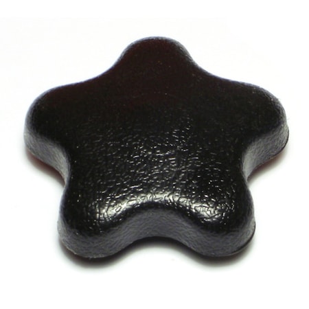 Midwest Fastener 3/8"-16 x 2-5/16" Black Plastic Coarse Thread Knobs 2PK 66681